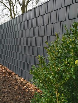 60m Doppelstabmattenzaun, H-1,83, 6/5/6 mit 3 Eckpfosten - Bremerhaven