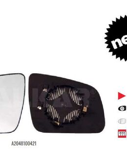 SPIEGELGLAS RECHTS BEHEIZ MERCEDES C KLASSE W204 2048100421 GROSS - Dortmund Wickede