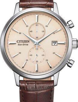 Citizen Chronograph CA7061-26X, Armbanduhr, Herrenuhr, Solar, Stoppfunktion, Lederarmband