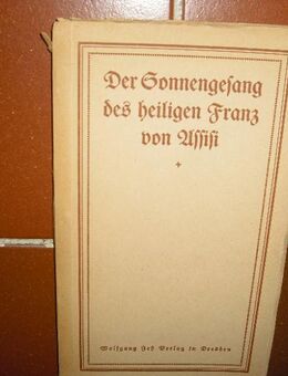 Der Sonnengesang des heiligen Franz von Assisi.  Gebundene Ausgabe v.  ca. 1909 - Rosenheim