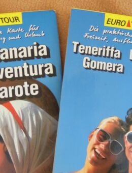 Reisekarte-Teneriffa-la + La Palma+ La Gomera+ El Hiero - Ahnatal