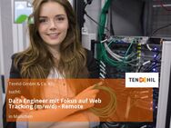Data Engineer mit Fokus auf Web Tracking (m/w/d) - Remote - München