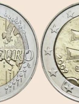 2 Euro Münze, Slowakei Doppelkreuz, Selten - Stuttgart
