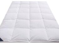 Hanse by RIBECO Daunenbettdecke Jonas, 4-Jahreszeitenbettdecke 135x200 & 155x220 cm, Füllung: 90% Daunen, 10% Federn, Bezug: 100% Baumwolle, Bettdecke für alle Jahreszeiten, Made in Germany