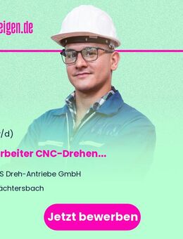 Mitarbeiter CNC-Drehen (m/w/d) - Wächtersbach