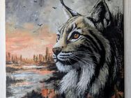 Gemälde direkt vom Künstler / Einzelstück / Luchs / Welt im Wandel - Schefflenz