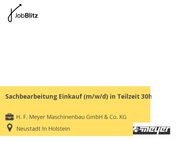 Sachbearbeitung Einkauf (m/w/d) in Teilzeit 30h - Schashagen