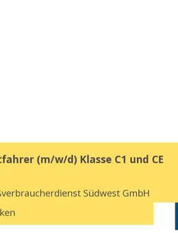 Berufskraftfahrer (m/w/d) Klasse C1 und CE - Saarbrücken
