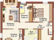 Seniorenzentrum Velden - pflegegerecht möblierte 3-Zimmer Wohnung mit Balkon - Selbstbestimmtes Wohnen - Velden (Regierungsbezirk Niederbayern)