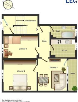 3-Zimmer-Wohnung in Lünen Wethmar - Lünen