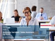 Assistenz Vertrieb / Sales Assistant (w/m/d) - Herrsching (Ammersee)