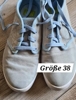 Adidas damen Schuhe Größe 38 2/3 Farbe Baby blau wildleder - Berlin