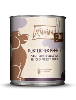 Sparpaket MjAMjAM purer Fleischgenuss 12 x 800 g - köstliches Pferd pur