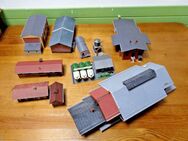 Gebäude-Set, 10-teilig = Industriegebäude + Autotankstelle, etc. - von Faller und Vollmer - H0 (1:87) - Hannover