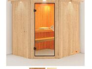 Karibu Sauna Siirin, BxTxH: 210 x 184 x 202 cm, 68 mm, (Set) ohne Ofen