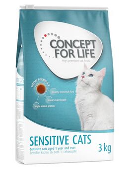 Concept for Life Sensitive Cats Trockenfutter - 3 kg