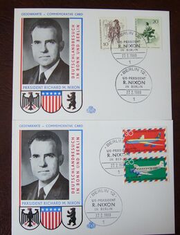 Sonderkarte Besuch Richard Nixon 1969 - Krefeld