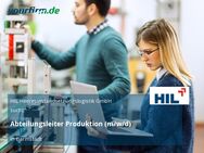 Abteilungsleiter Produktion (m/w/d) - Darmstadt
