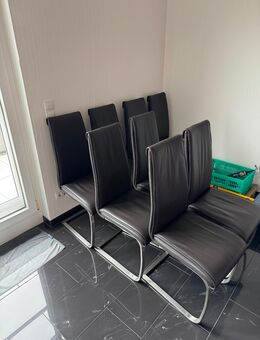 8 Echtleder Wippstühle - Mainz