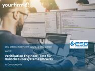 Verifikation Engineer- Test für Hubschraubersysteme (m/w/d) - Donauwörth