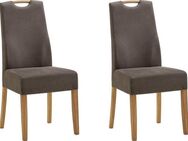NIEHOFF SITZMÖBEL Esszimmerstuhl Top Chairs, Griff im Rücken, 2er-Set, Füße und Griff massive Eiche