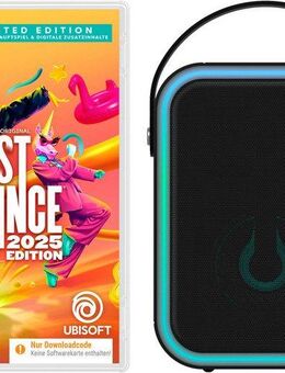 NSW Just Dance 2025 Limited Edition + Bluetooth Concert Lautsprecher Nintendo Switch