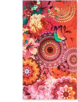 hip Strandtuch Ziva, Frotteevelours (1-St), Baumwolle, Velours, 100x180, Weich, Strand, Erwachsen, Mandala, Bunt