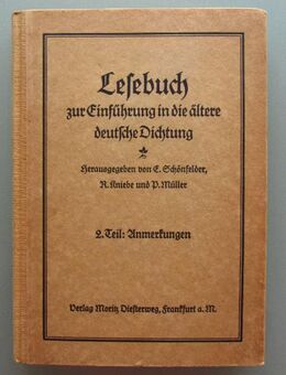 Lesebuch zur Einführung in die ältere deutsche Dichtung. (1925) - Münster