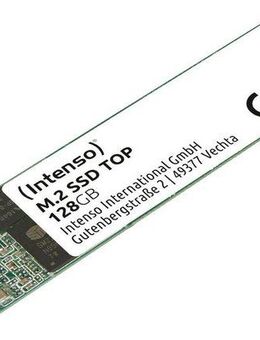 Intenso M.2 SSD Top interne SSD (128 GB) 520 MB/S Lesegeschwindigkeit, 500 MB/S Schreibgeschwindigkeit