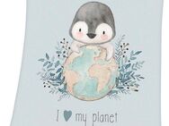 Babydecke Pinguin, Baby Best, mit liebevollem Motiv, Kuscheldecke