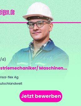 Industriemechaniker/ Maschinenbediener als Facharbeiter (m/w/d) in der Produktion - Bremen Zentrum