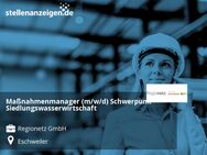 Maßnahmenmanager (m/w/d) Schwerpunkt Siedlungswasserwirtschaft - Eschweiler