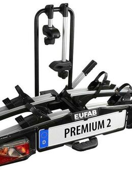 EUFAB Kupplungsfahrradträger PREMIUM 2, für max. 2 Räder, abschließbar