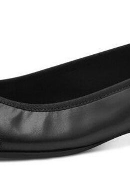 Tamaris Ballerina, Blockabsatz, Businessschuh, Schlupfschuh mit Elastikeinfass