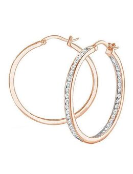 s.Oliver Paar Creolen, mit Zirkonia (synth)