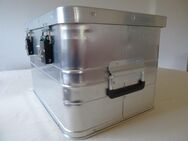 Alukiste Alubox Kiste Deckel Box aus Aluminium 2 Schlösser Klappdeckel 2 Tragegriffe Gummidichtung Verstärkungsprofile, Sicken Transport Aufbewahrung B=43 cm H=29 cm T=33 cm ALU-TEC - Bad Oeynhausen
