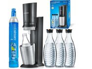 Sodastream 2.0 Wassersprudler »Crystal«, 3x 0,6 l Glaskaraffe, Aluminiumzylinder für 60 l - Wuppertal