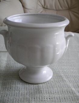 Porzellan-Amphore/Vase,Weiß,Alt - Linnich