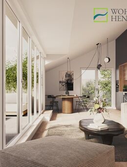 Stilvolle 3-Zi.-Dachgeschosswohnung mit Loggia am Hennigbach in Markt Schwaben - Markt Schwaben