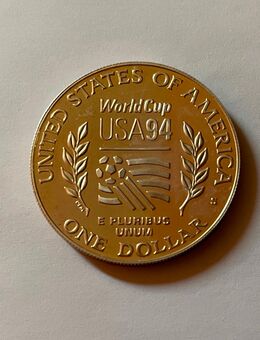 1 Silber Dollar USA Los Angeles Fußball World Cup 1994 - Mannheim
