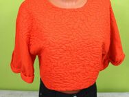 Box#42 H&M Shirt Pulli bauchfrei kurzarm Damenshirt orange S 36/38 weit - Mühlberg (Elbe)