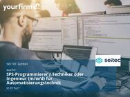 SPS-Programmierer / Techniker oder Ingenieur (m/w/d) für Automatisierungstechnik - Erfurt