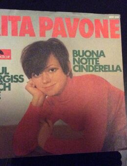 RITA PAVONE  PAUL VERGISS MICH NIE   BUONA NOTTE CINDERELLA   Single Schallplatte - Gladbeck