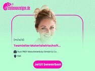 Teamleiter Materialwirtschaft (m/w/d) - Kiel