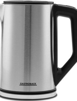 Gastroback Wasserkocher 42436, 1,5 l, 2200 W, Gradgenaue Anzeige der Wassertemperatur, Warmhaltefunktion (30min)
