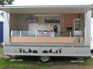 Imbiss Verkaufshänger Gas Friteuse Bräter Grill Pfanne Grillwagen Imbiss Food Mobil 4 mtr. - Berlin