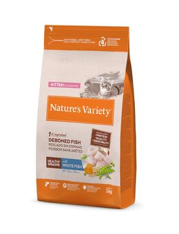 Nature's Variety Healthy Grains Kitten Weißfisch - 3 kg