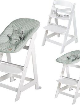 roba® Hochstuhl Treppenhochstuhl 2-in-1 Set Style, Born Up, mit Neugeborenen-Aufsatz