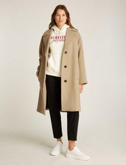 Tommy Jeans Kurzmantel TJW WOOL COAT mit Wollanteil
