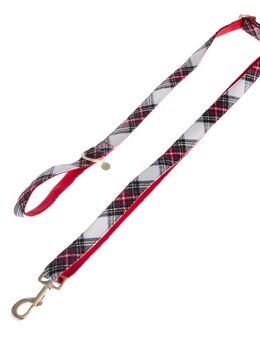 Nomad Tales Tartan: Halsband, Leine, Kotbeutelspender, Scrunchie - Verstellbare Leine 200 cm